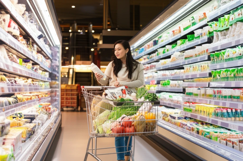 홈플러스 죽도점 매장 내부 전경